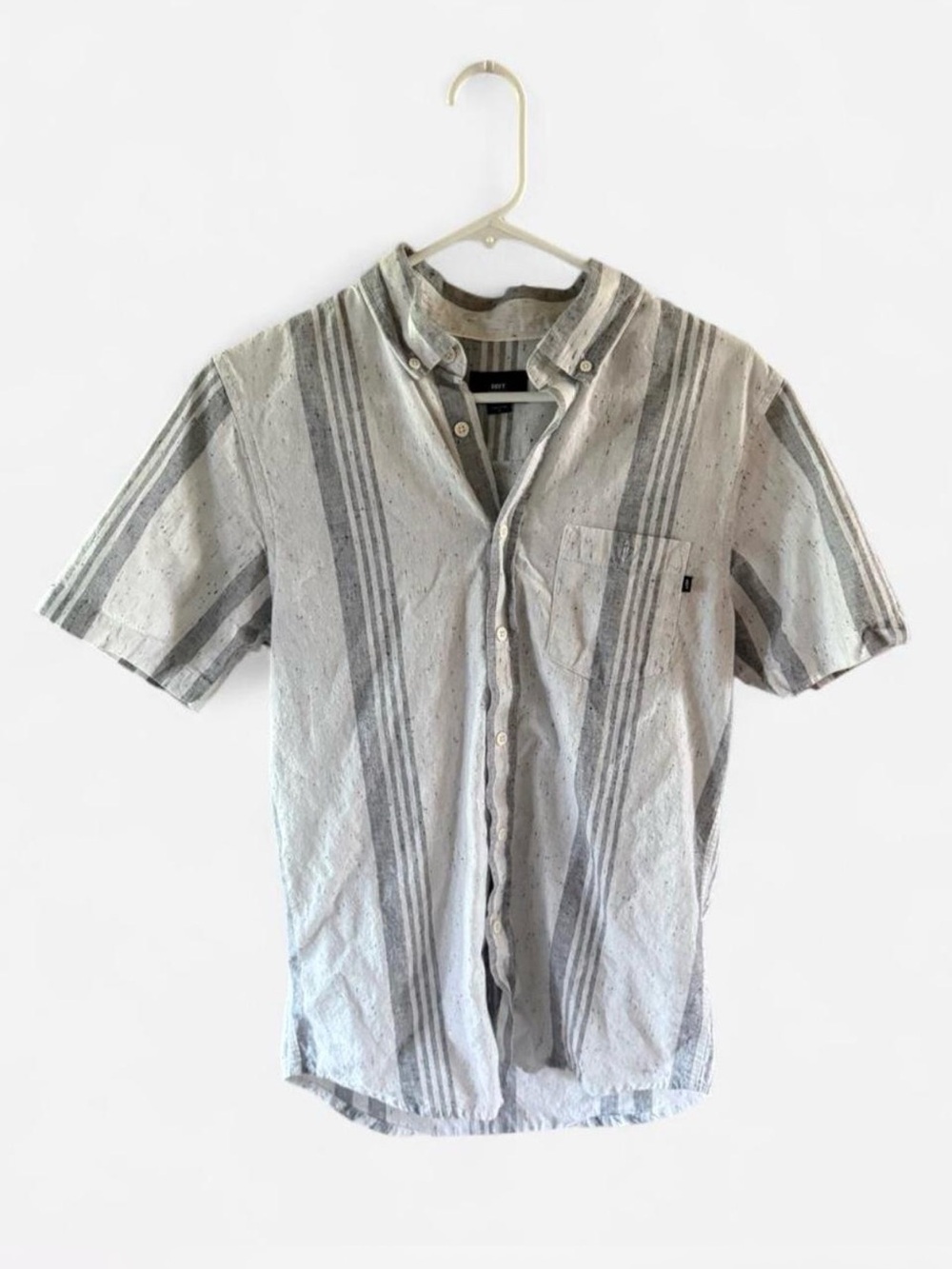 Obey Striped Button-Up Shirt